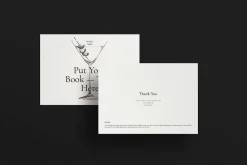 Book Title Layout Landscape Template