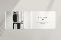 Book Title Layout Landscape Template