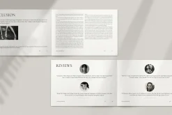 Book Title Layout Landscape Template