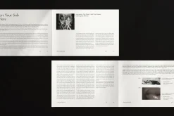 Book Title Layout Landscape Template