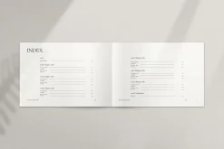 Book Title Layout Landscape Template