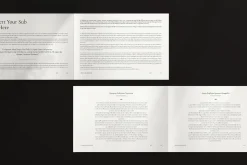 Book Title Layout Landscape Template