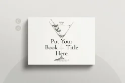 Book Title Layout Landscape Template