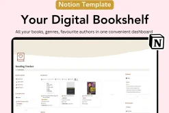Book Tracker, Notion Template