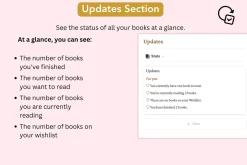 Book Tracker, Notion Template