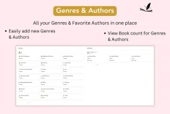 Book Tracker, Notion Template