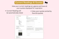 Book Tracker, Notion Template