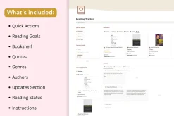 Book Tracker, Notion Template