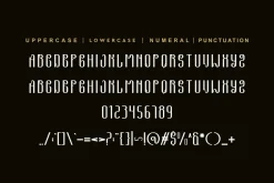 Borgande - Tall & Typeface Font