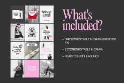 Boss Girls Club - Template Kit