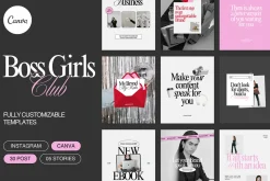 Boss Girls Club - Template Kit