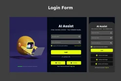 Bot A.I Login and Registration Page