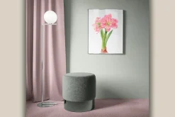 Botanical art - amarillis flowers