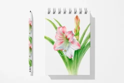 Botanical art - amarillis flowers