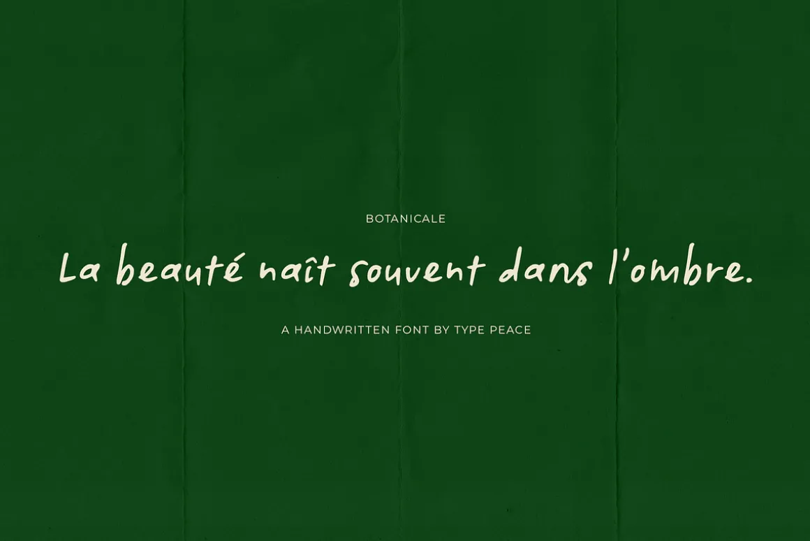 Botanicale | Handwritten Font