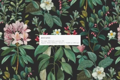 Botanical Elegant English Pattern