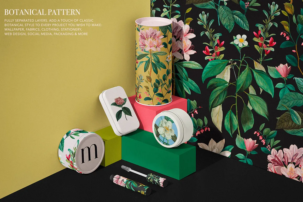 Botanical Elegant English Pattern