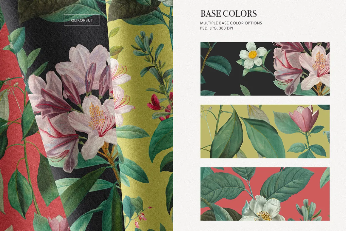 Botanical Elegant English Pattern