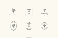 Botanical logos Vol. 4