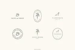 Botanical logos Vol. 4