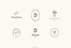 Botanical logos Vol. 4
