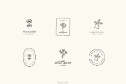 Botanical logos Vol. 4