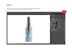 Bottle Coozie Mockup