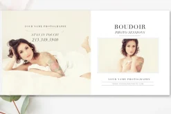 Boudoir 5x5 Accordian Trifold