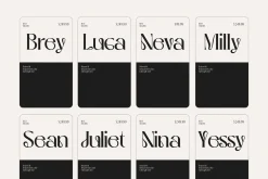 Bouselle - Modern Display Font