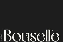 Bouselle - Modern Display Font