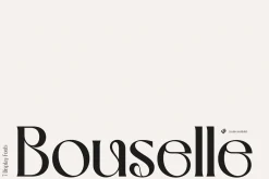 Bouselle - Modern Display Font