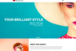 Bouton Fashion & Modeling Site Theme