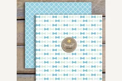 Bow Ties Digital Paper & Clipart