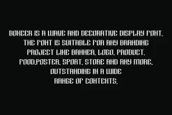 Boxcer - Modern Typeface Font