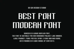 Boxcer - Modern Typeface Font