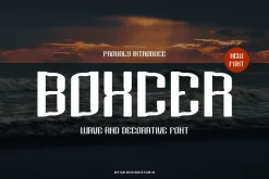 Boxcer - Modern Typeface Font