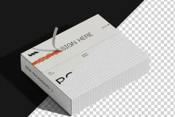 Box Packaging Mockup Two Angles