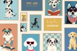 Boys Nursery Room Print Bundle