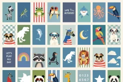 Boys Nursery Room Print Bundle