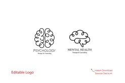 Brain Logo For Psychologists