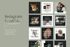 Brand Social Media Pack Canva Bundle