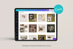 Brand Social Media Pack Canva Bundle