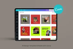Brand Social Media Pack Canva Bundle