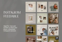 Brand Social Media Pack Canva Bundle