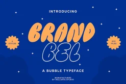 Brandbel Bubble Typeface