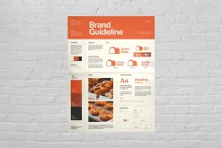 Brand Guideline Poster Template