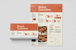 Brand Guideline Poster Template