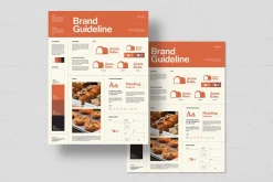 Brand Guideline Poster Template