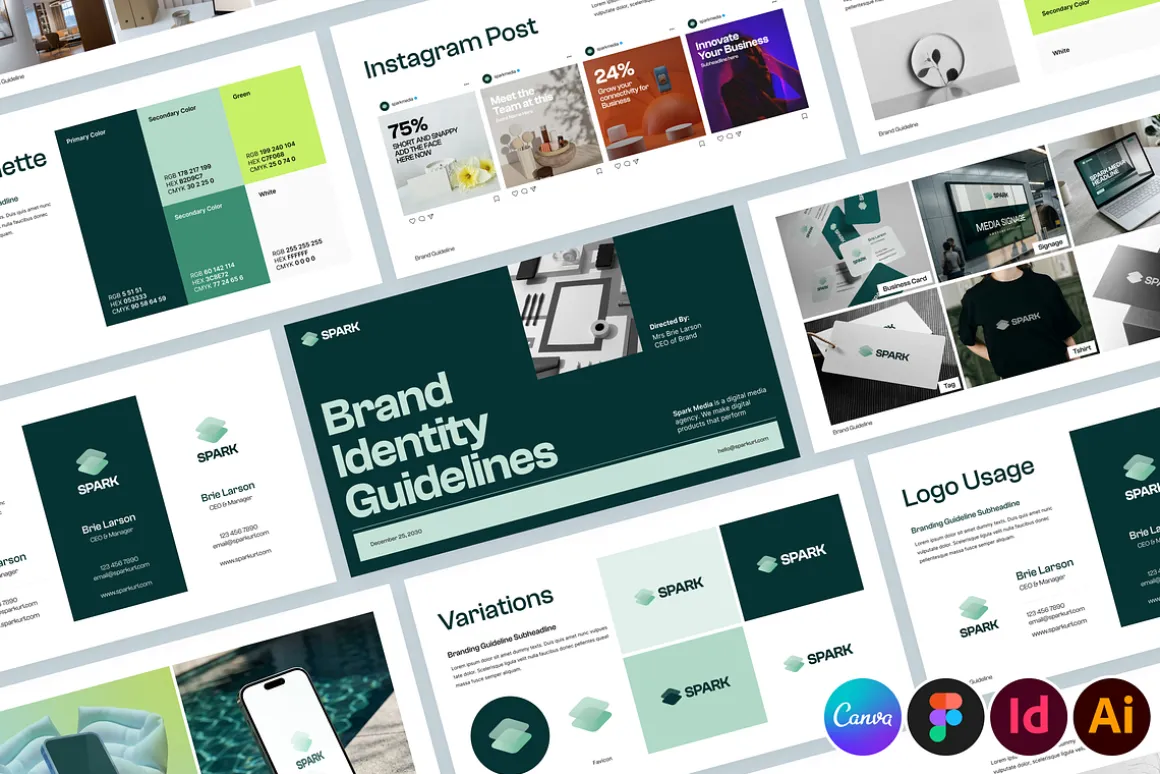 Brand Guidelines Design Figma Canva