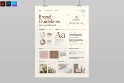 Brand Guidelines Poster Template